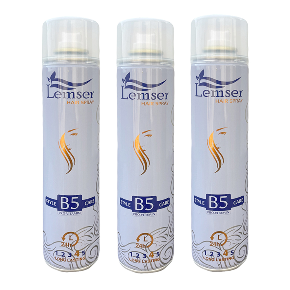 اسپری حالت دهنده مو لمسر مدل gyk3 حجم 250 میلی لیتر بسته 3 عددی