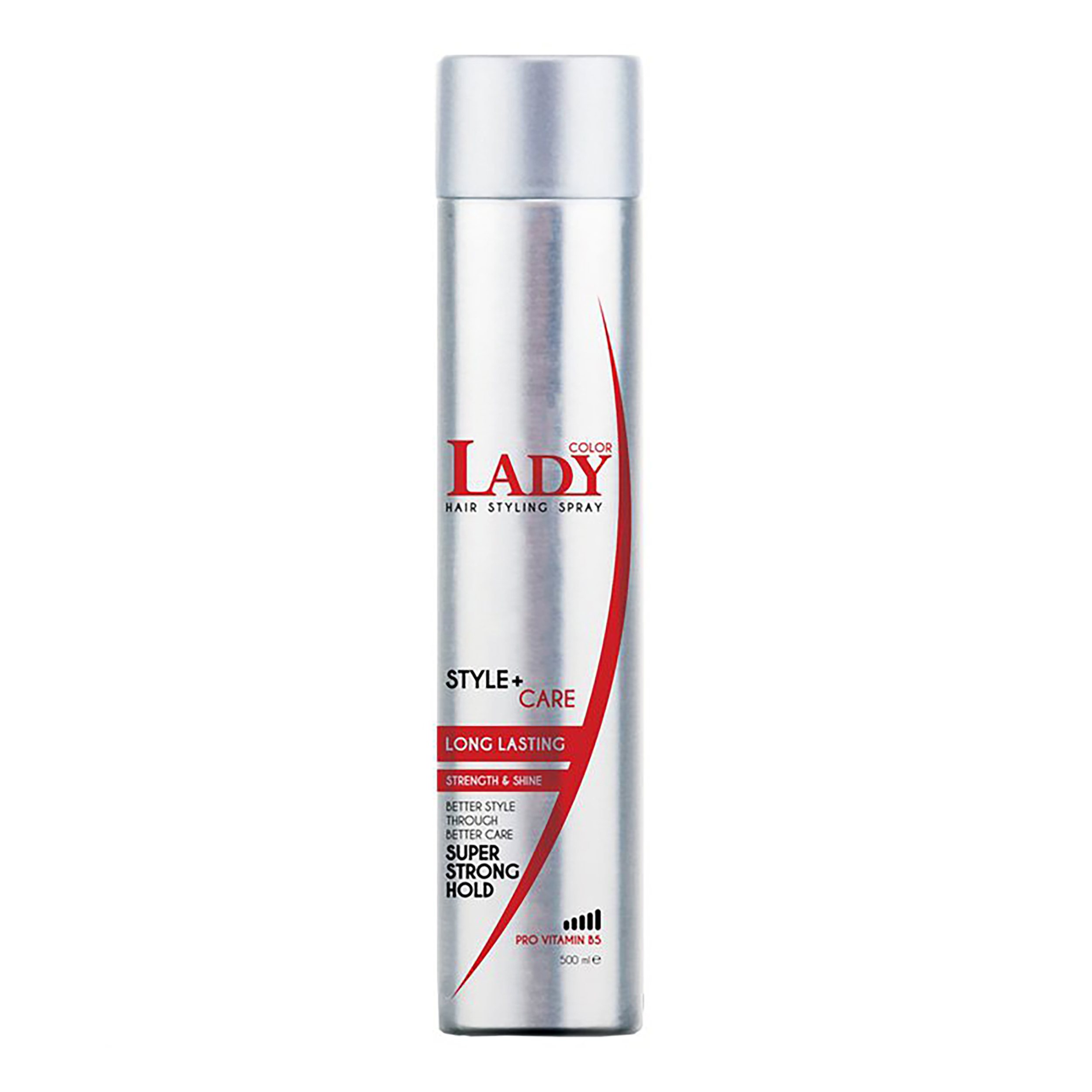 اسپری حالت دهنده مو لیدی کالر مدل super strong حجم 500 میلی لیتر
