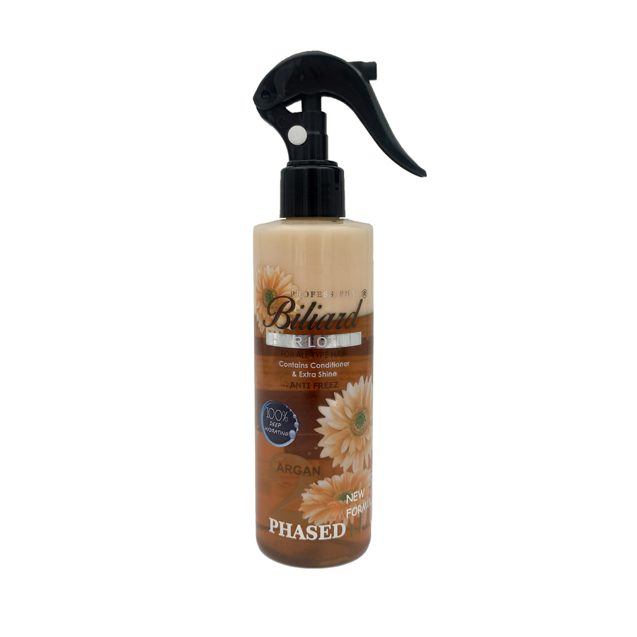 اسپری دو فاز مو بیلیارد مدل argan حجم 240 میلی لیتر