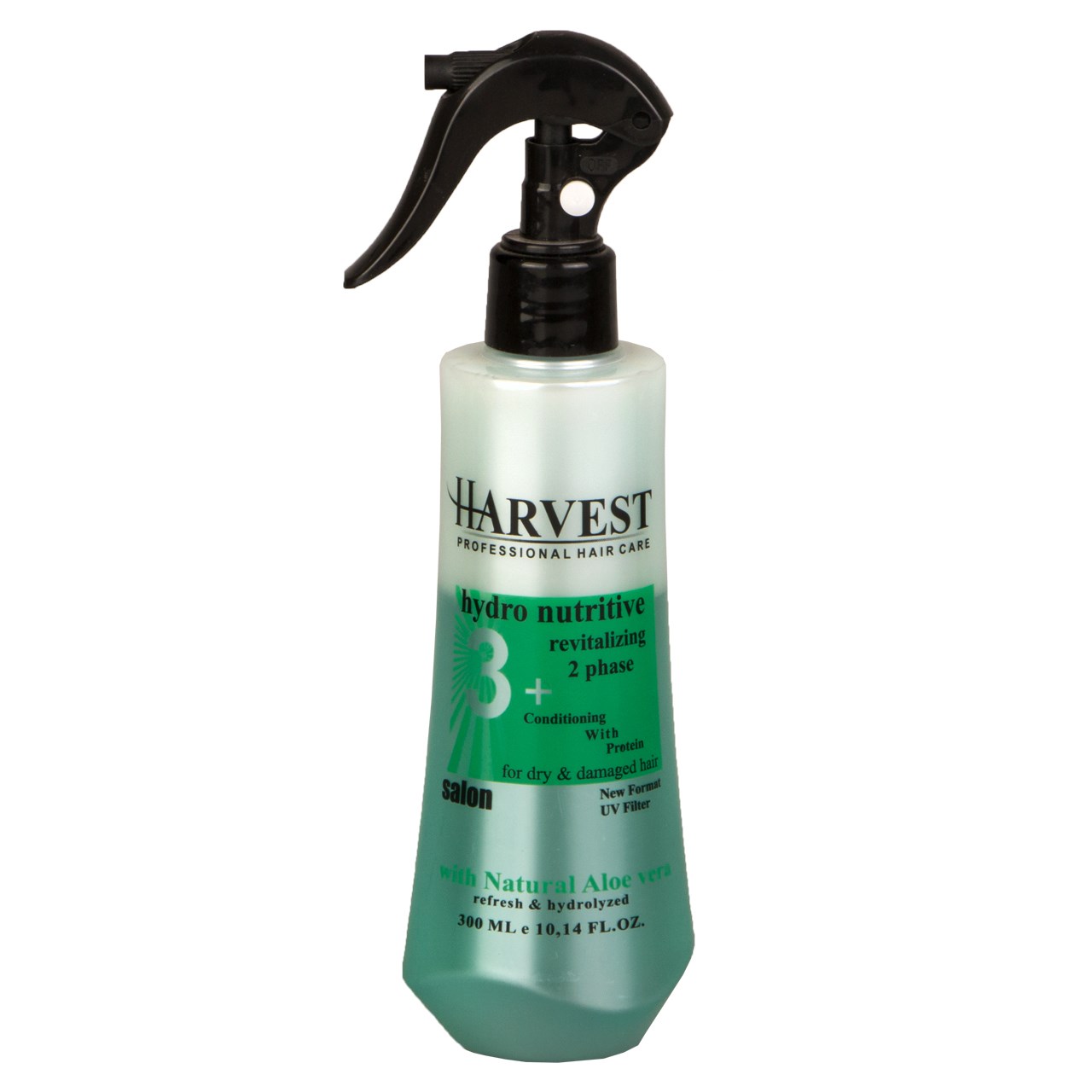 اسپری دو فاز مو هاروست مدل aloevera حجم 300 میلی لیتر