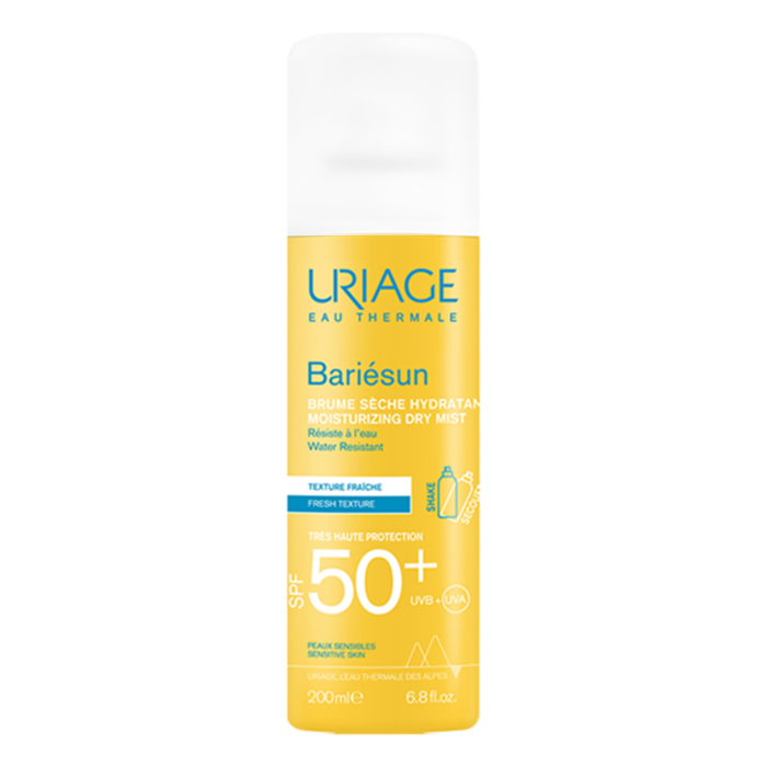 اسپری ضد آفتاب بدون رنگ اوریاژ spf 50 مدل bariesun ‌مناسب پوست‌های حساس حجم 200 میلی‌لیتر