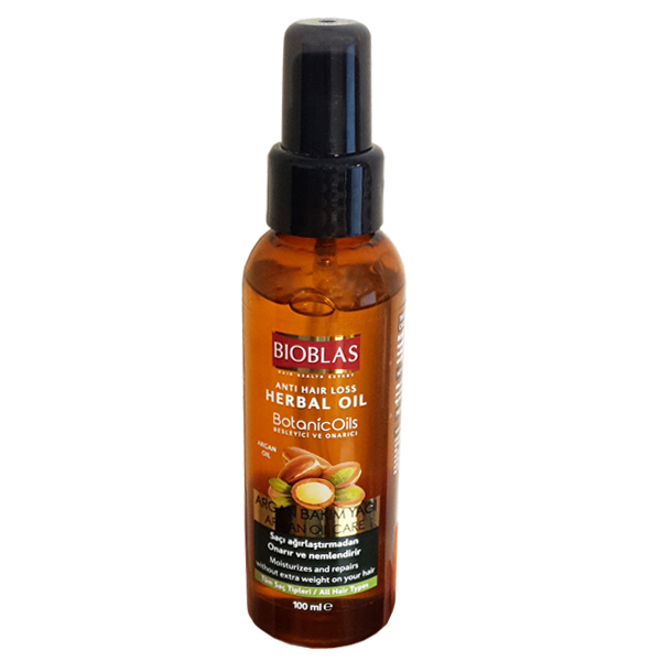 اسپری مو بیوبلاس مدل herbal حجم 100 میلی لیتر