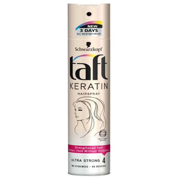 اسپری مو تافت مدل keratin new 3 days حجم 250 میلی لیتر