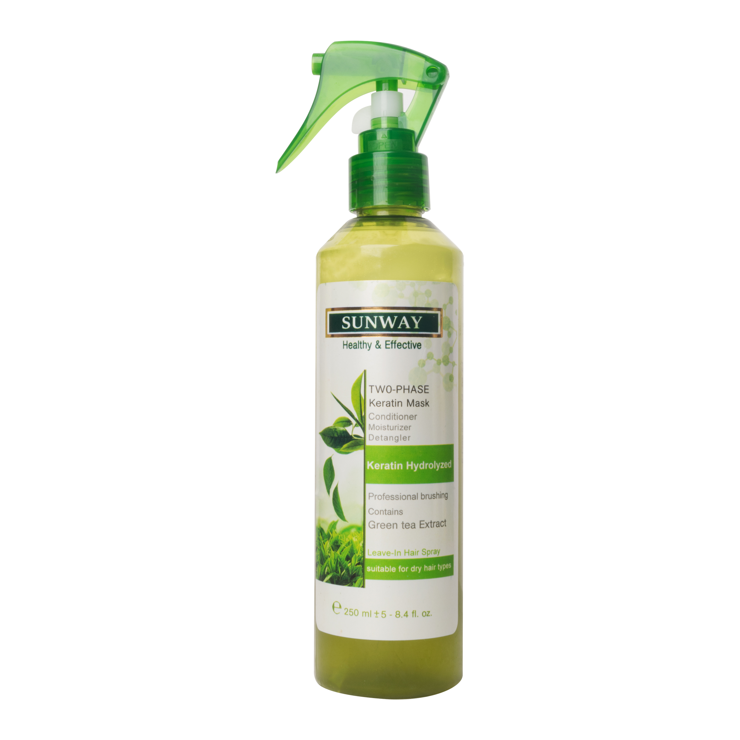 اسپری مو سان وی مدل green tea extract حجم 250 میلی لیتر