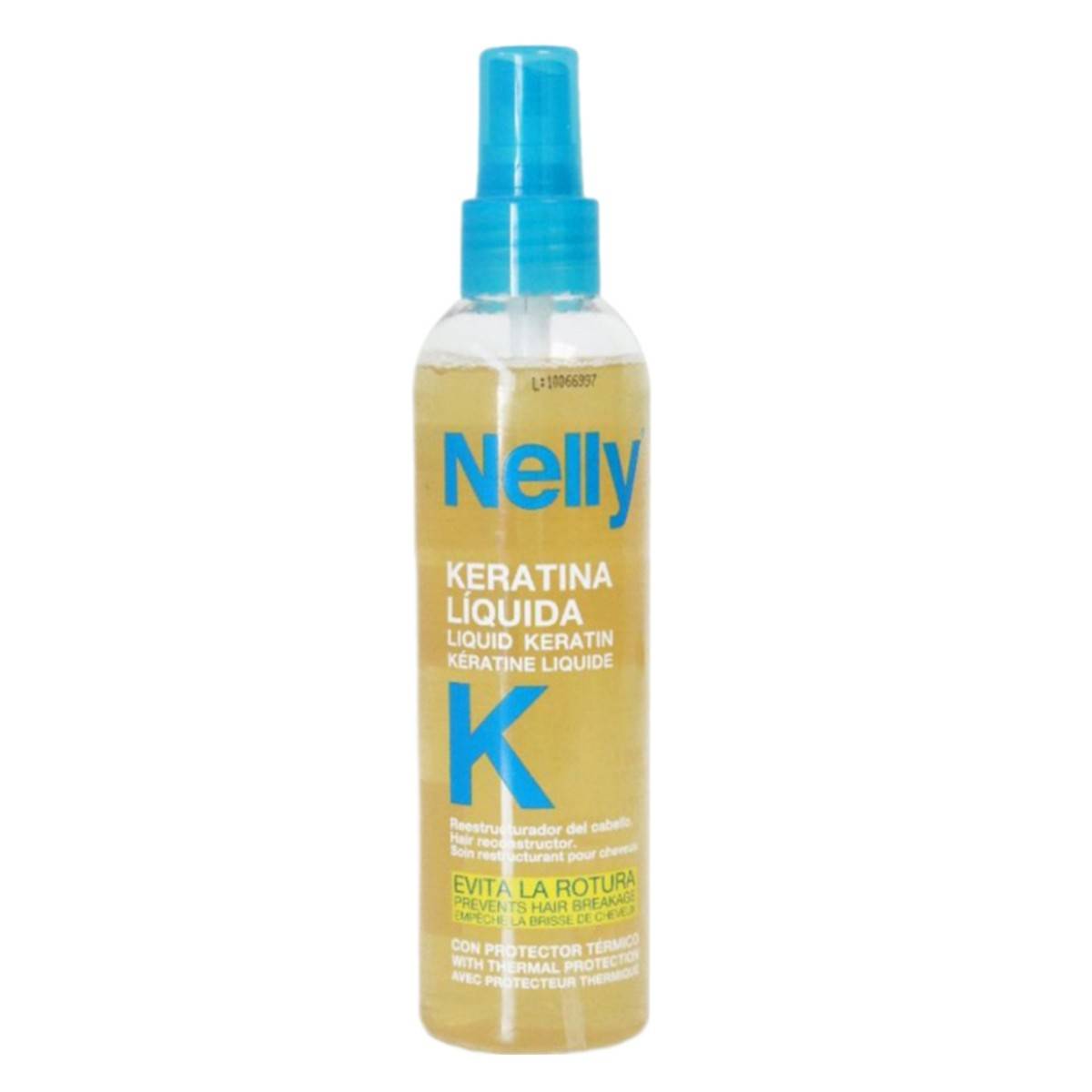 اسپری مو نلی مدل keratin liquid حجم 200 میلی لیتر