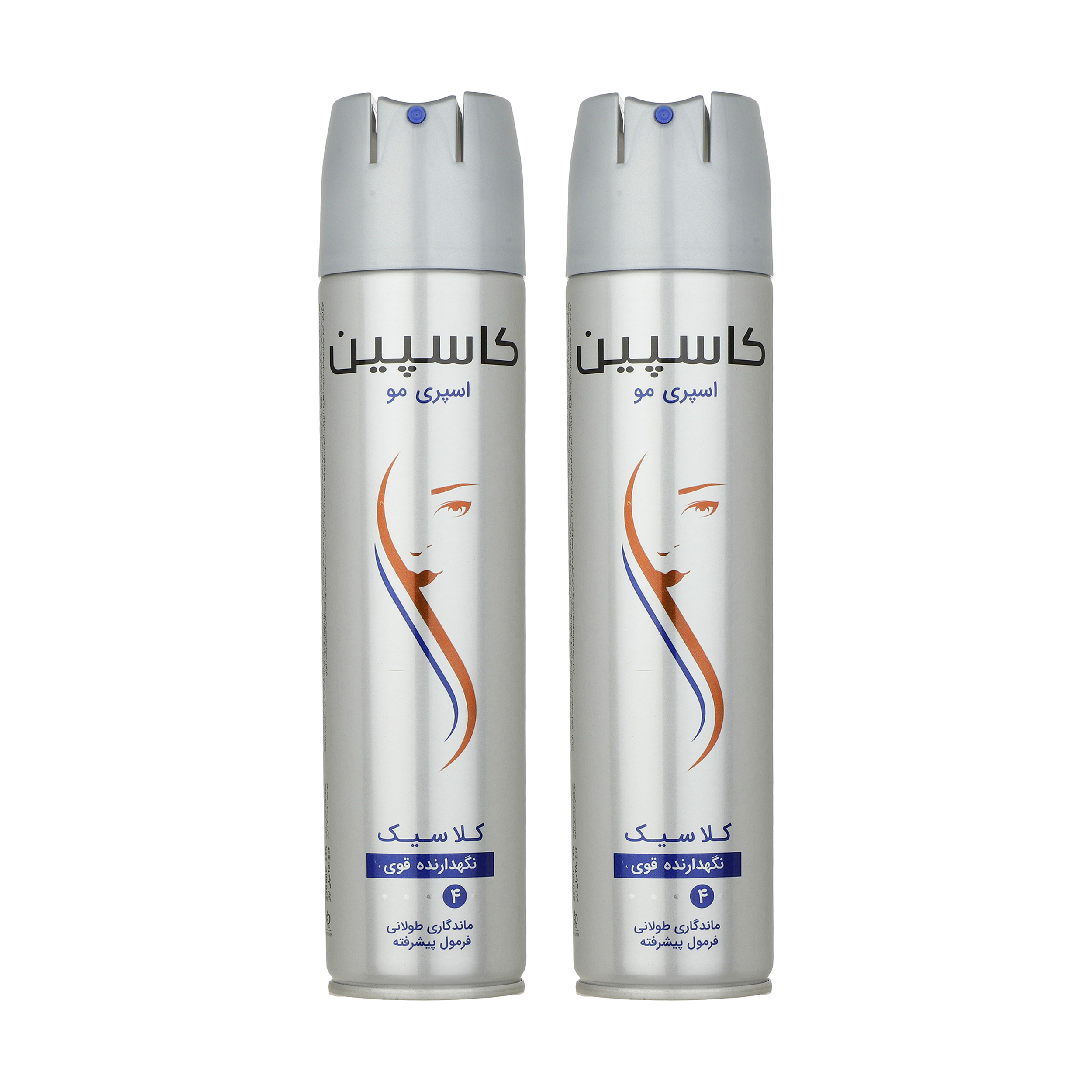 اسپری مو کاسپین مدل کلاسیک حجم 250 میلی لیتر بسته 2 عددی