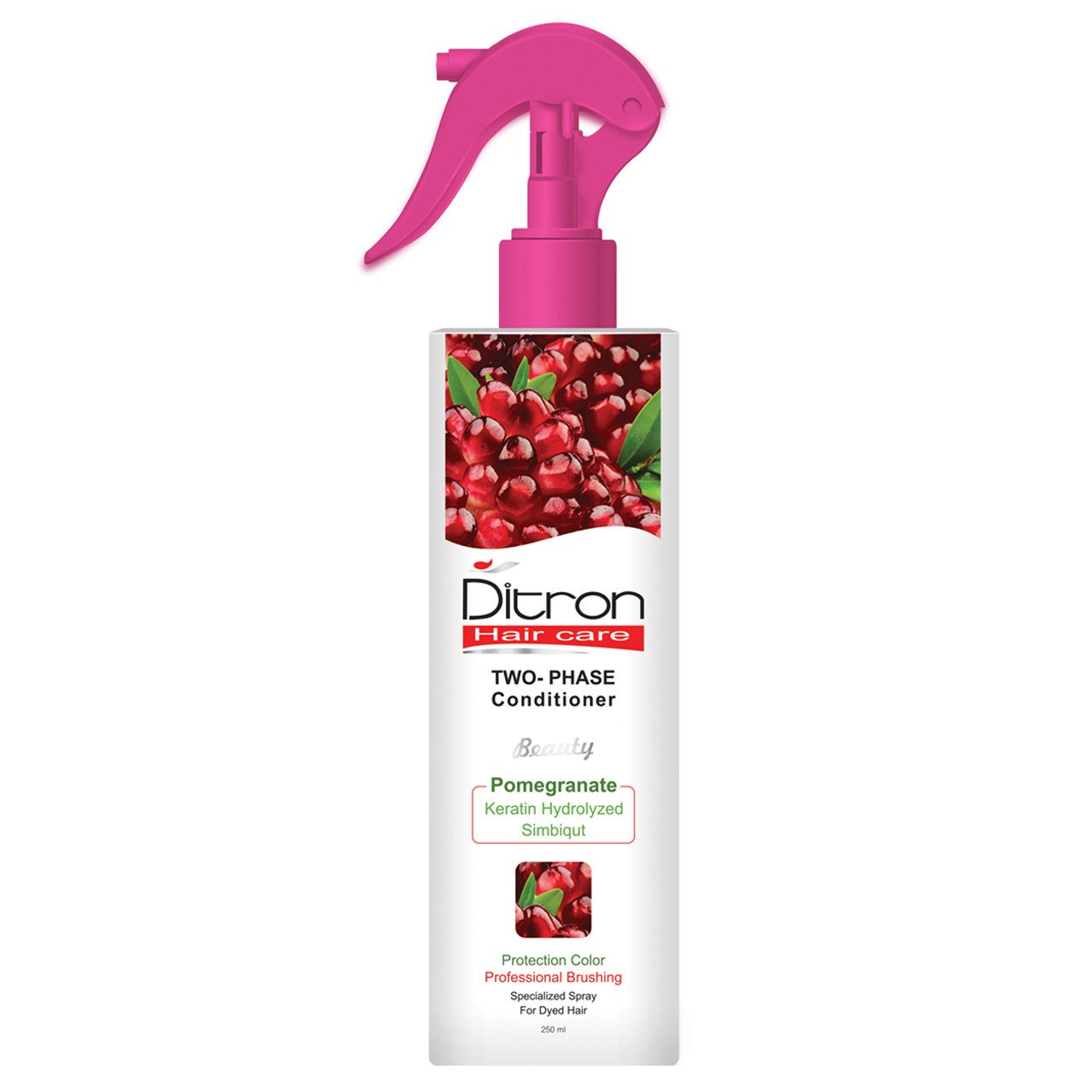 اسپری موی دیترون مدل pomegranate حجم 250 میلی لیتر