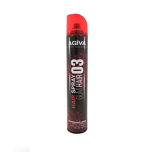 اسپری نگهدارنده حالت مو آگیوا مدل gum hair 03 حجم 400 میلی لیتر