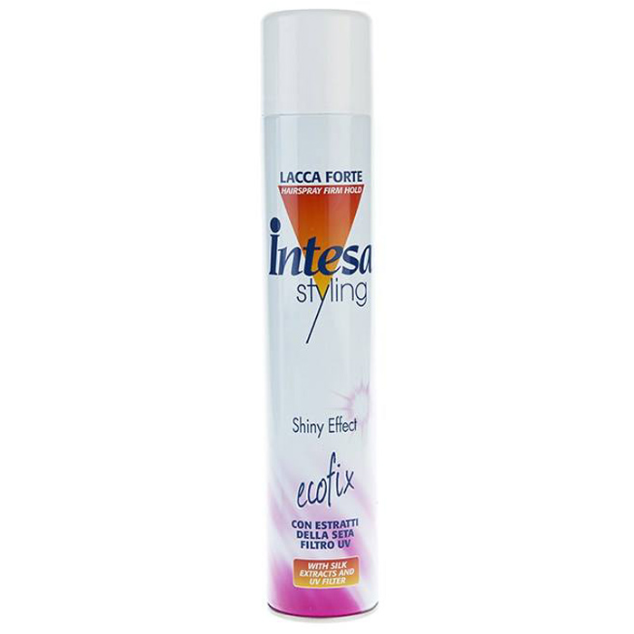 اسپری نگهدارنده حالت مو اینتسا مدل shiny effect ecofix حجم 500 میلی لیتر