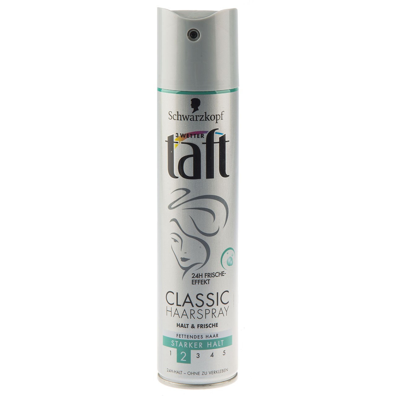 اسپری نگهدارنده حالت مو تافت سری classic مدل halt and frische حجم 250 میلی لیتر
