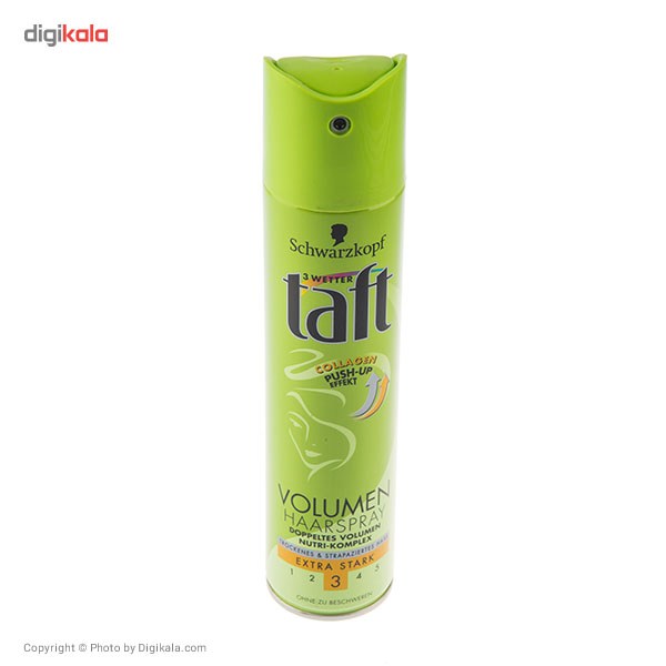 اسپری نگهدارنده حالت مو تافت سری volumen مدل doppeltes volumen nutri complex حجم 250 میلی لیتر