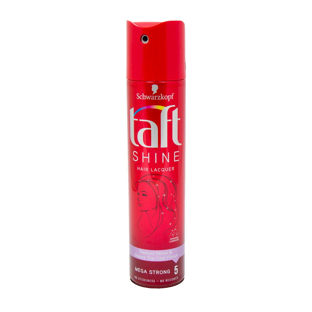 اسپری نگهدارنده حالت مو تافت مدل shine hair lacquer حجم 250 میلی لیتر