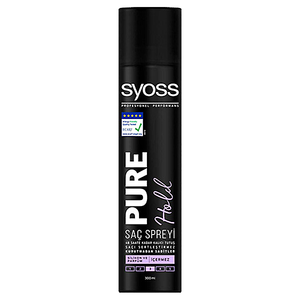 اسپری نگهدارنده حالت مو سایوس مدل pure hold حجم 400 میلی لیتر