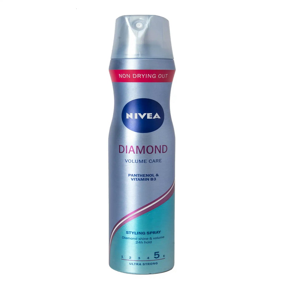 اسپری نگهدارنده حالت مو نیوآ مدل diamond volume care حجم 250 میلی لیتر