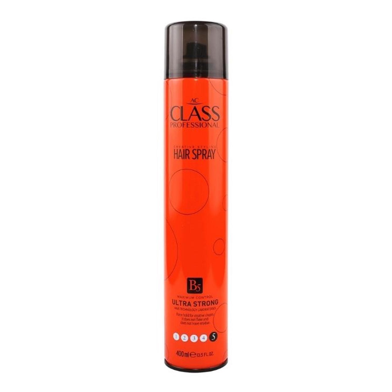 اسپری نگهدارنده حالت مو کلاس مدل ultra strong حجم 400 میلی لیتر