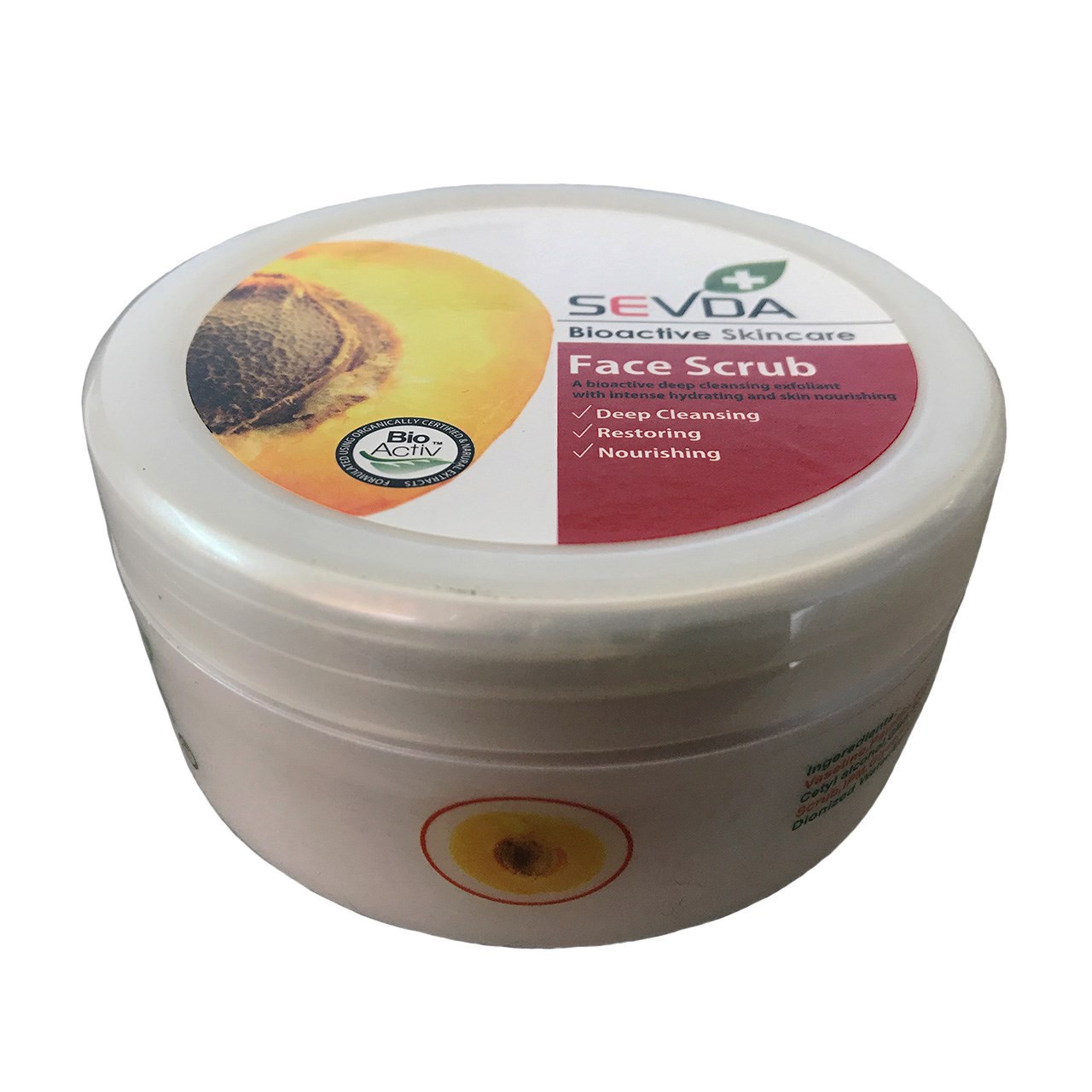 اسکراب صورت سودا مدل apricot حجم 300 میلی لیتر