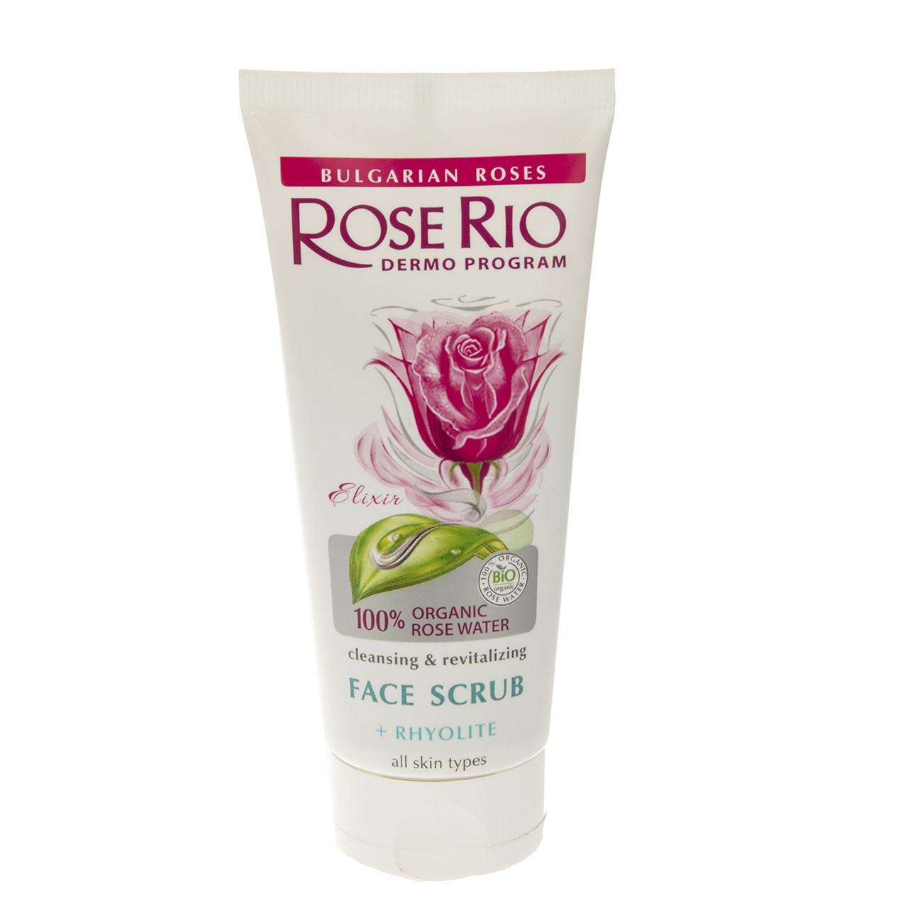 اسکراب لایه بردار رز ریو مدل rose water حجم 65 میلی لیتر