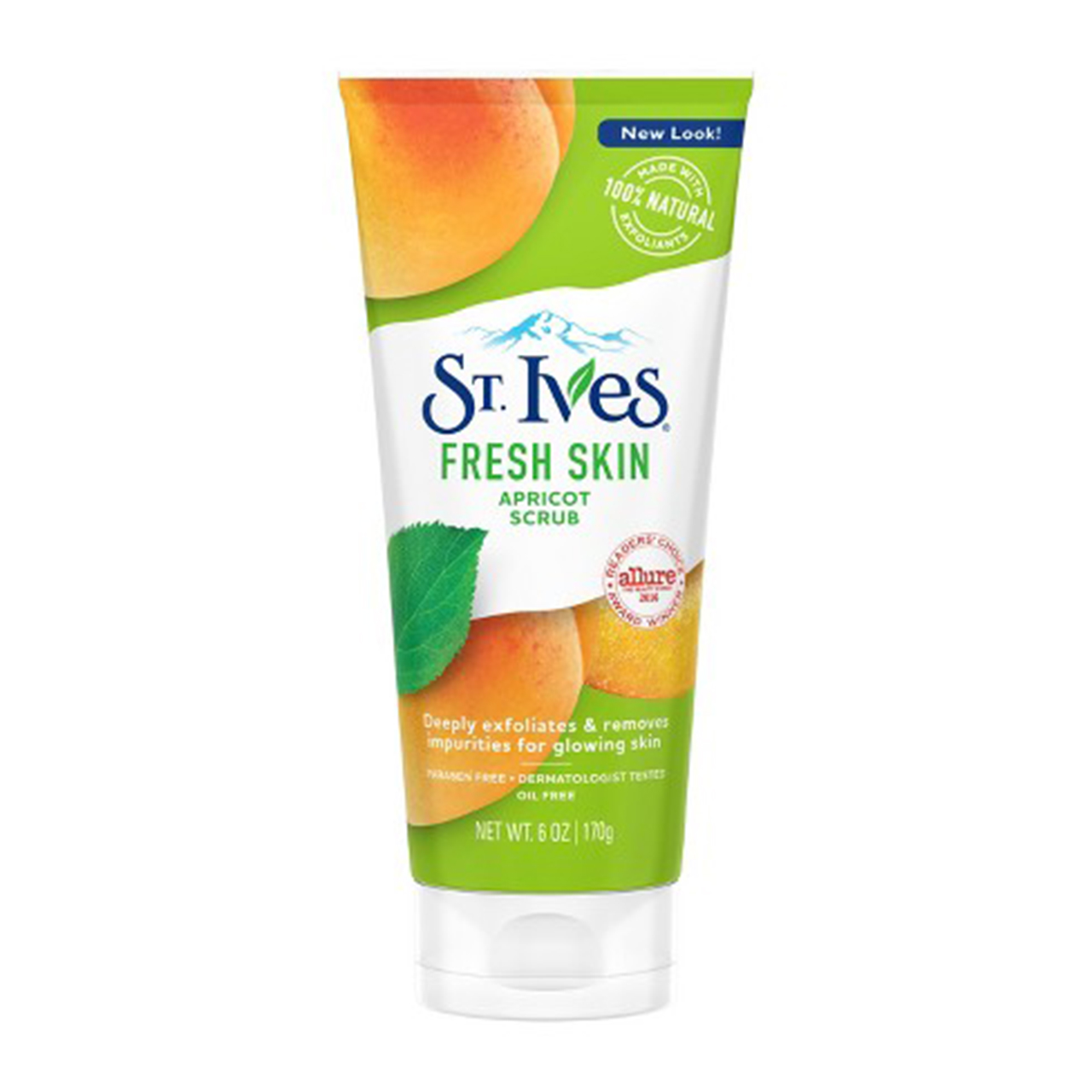 اسکراب لایه بردار پوست اس تی.ایوز مدل fresc skin apricot وزن 170 گرم