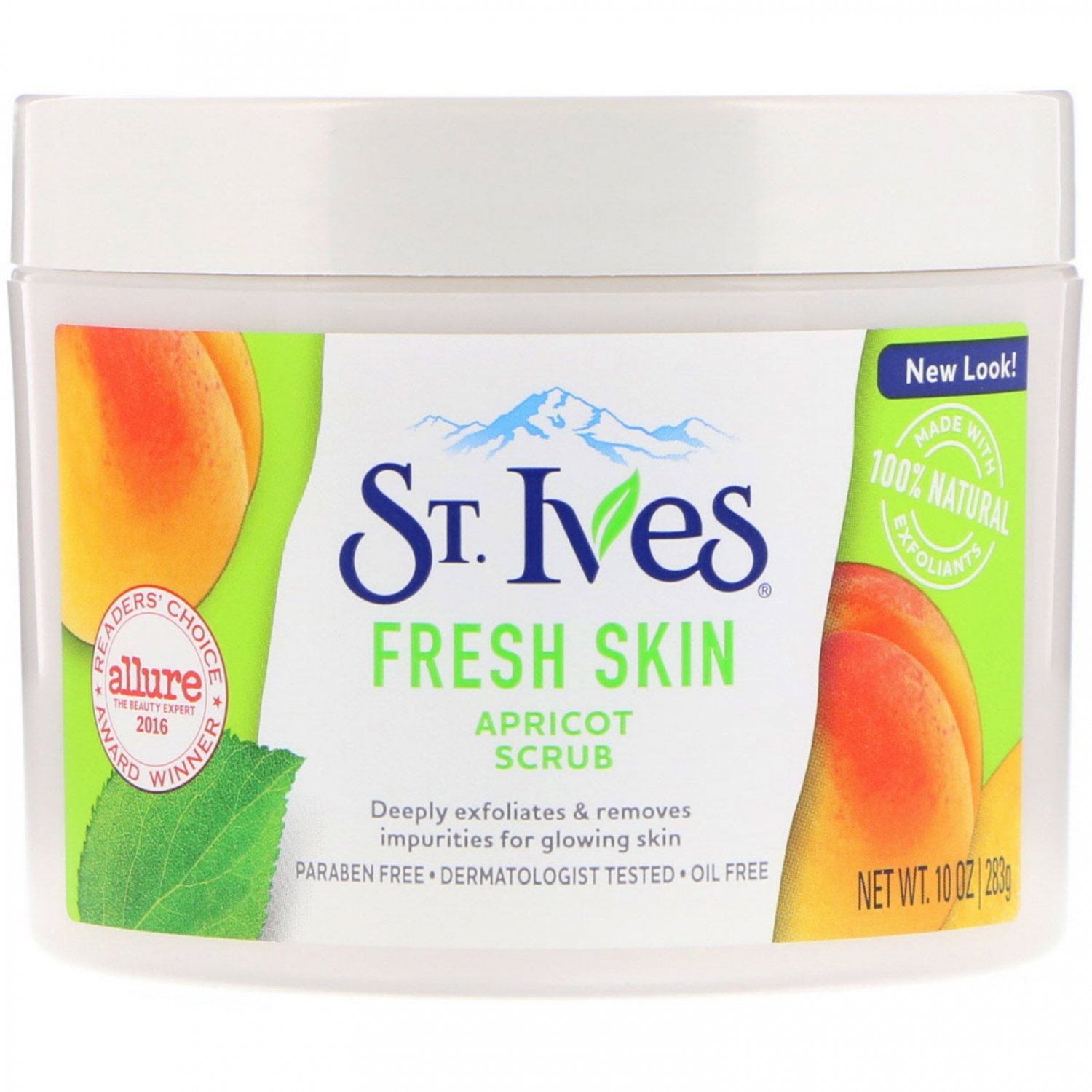 اسکراب لایه بردار پوست اس تی.ایوز مدل fresh skin حجم 283 میلی لیتر