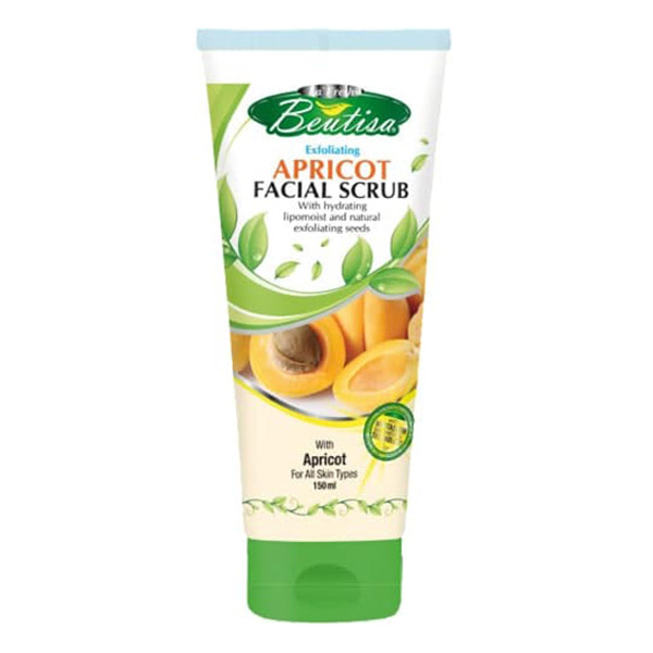 اسکراب لایه بردار پوست بیوتیسا مدل apricot حجم 150 میلی لیتر