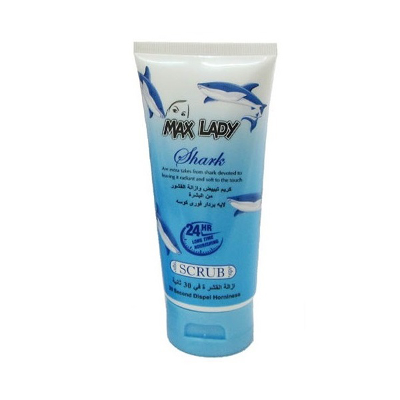 اسکراب لایه بردار پوست مکس لیدی مدل shark حجم 100 میلی لیتر