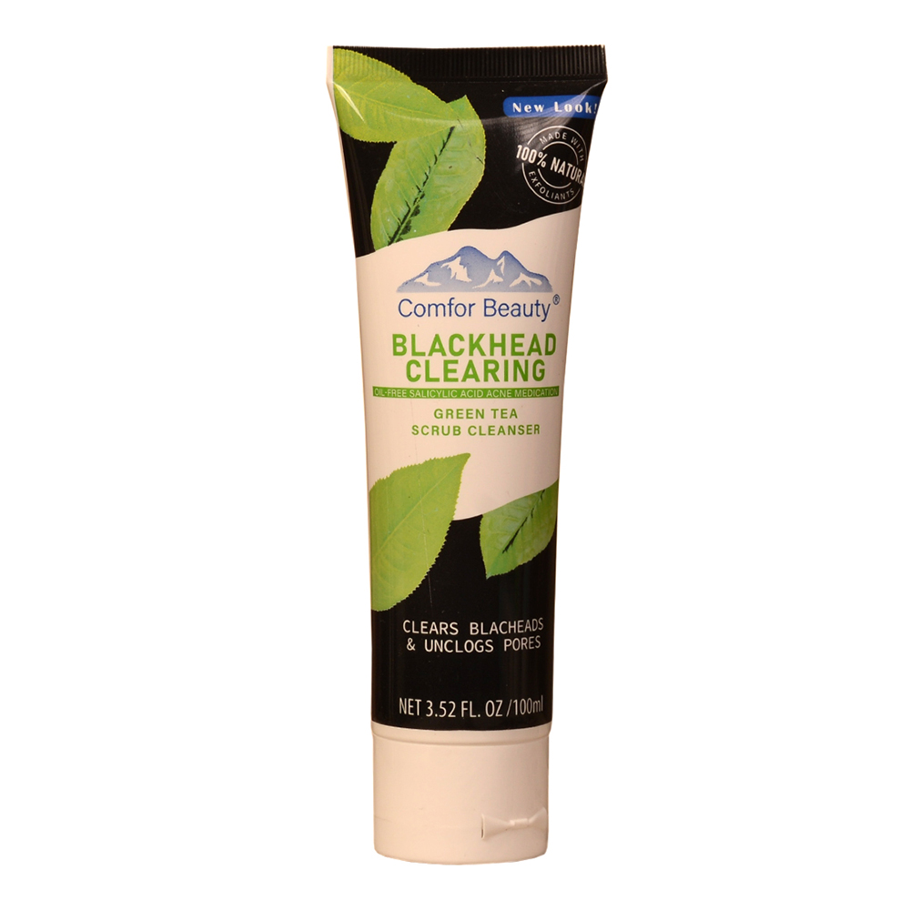اسکراب لایه بردار کامفور بیوتی مدل blackhead clearing حجم 100 میلی لیتر