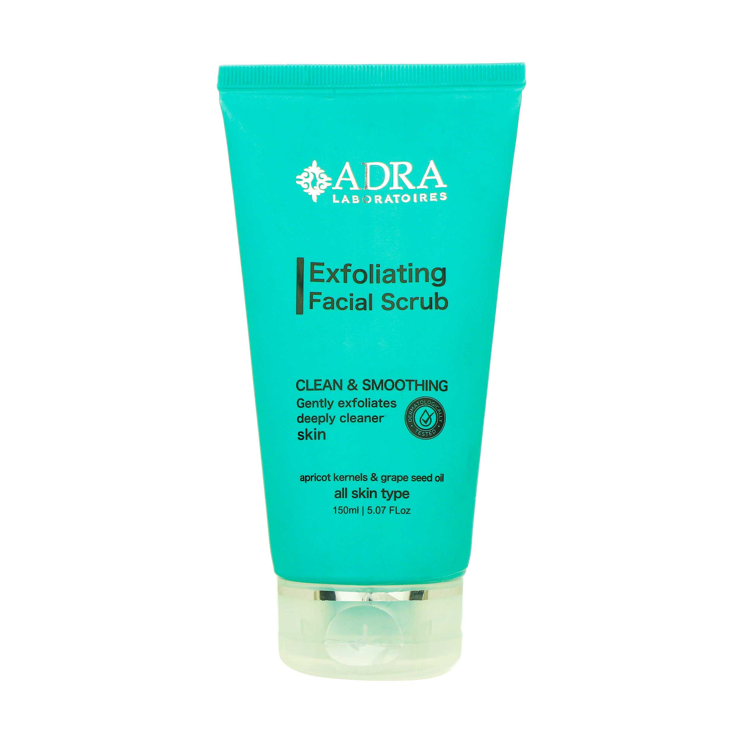اسکراب لایه‌بردار صورت آدرا مدل exfoliating حجم 150 میلی لیتر