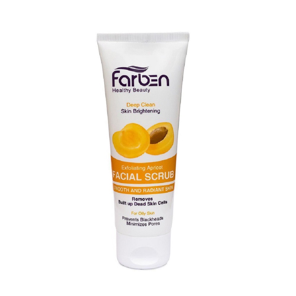 اسکراپ لایه بردار پوست فاربن سری exfoliating apricot مدل deep cleansing حجم 75 میلی لیتر
