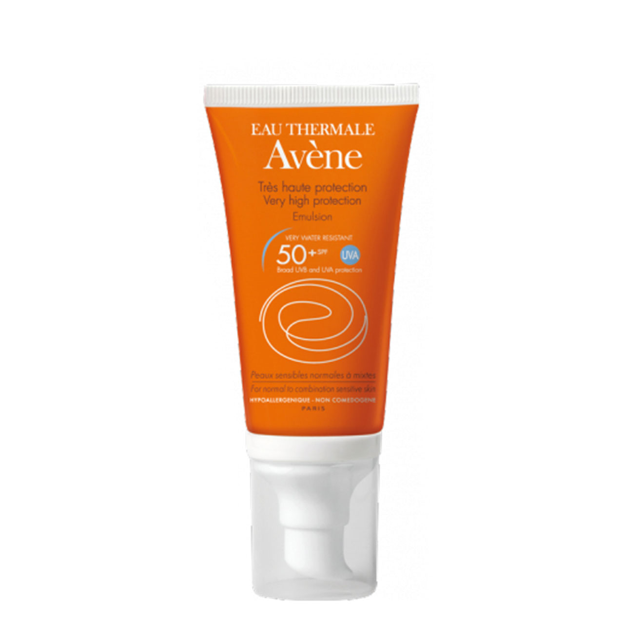 امولسیون ضدآفتاب اَون مدل eau thermale با spf 50 حجم 50 میل