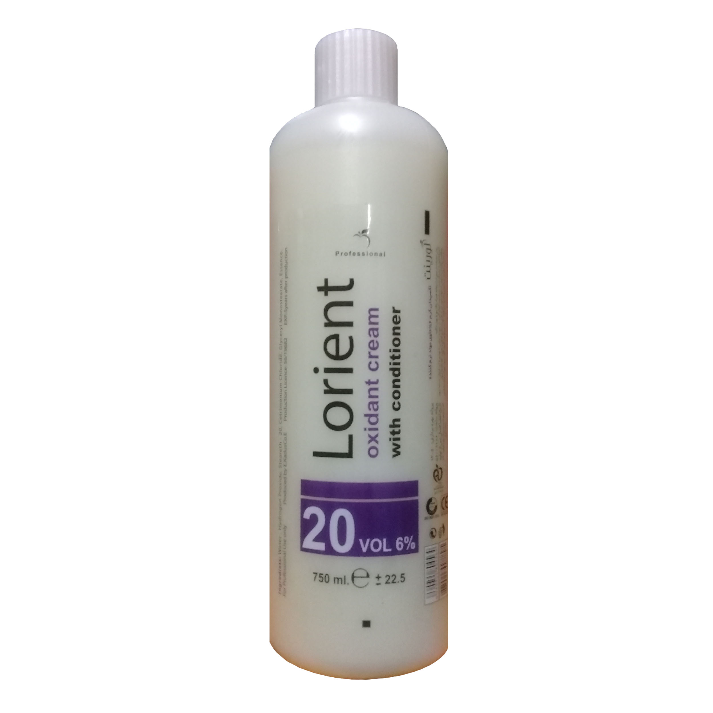 اکسیدان لورینت مدل with conditioner شش درصدی حجم 750 میلی لیتر