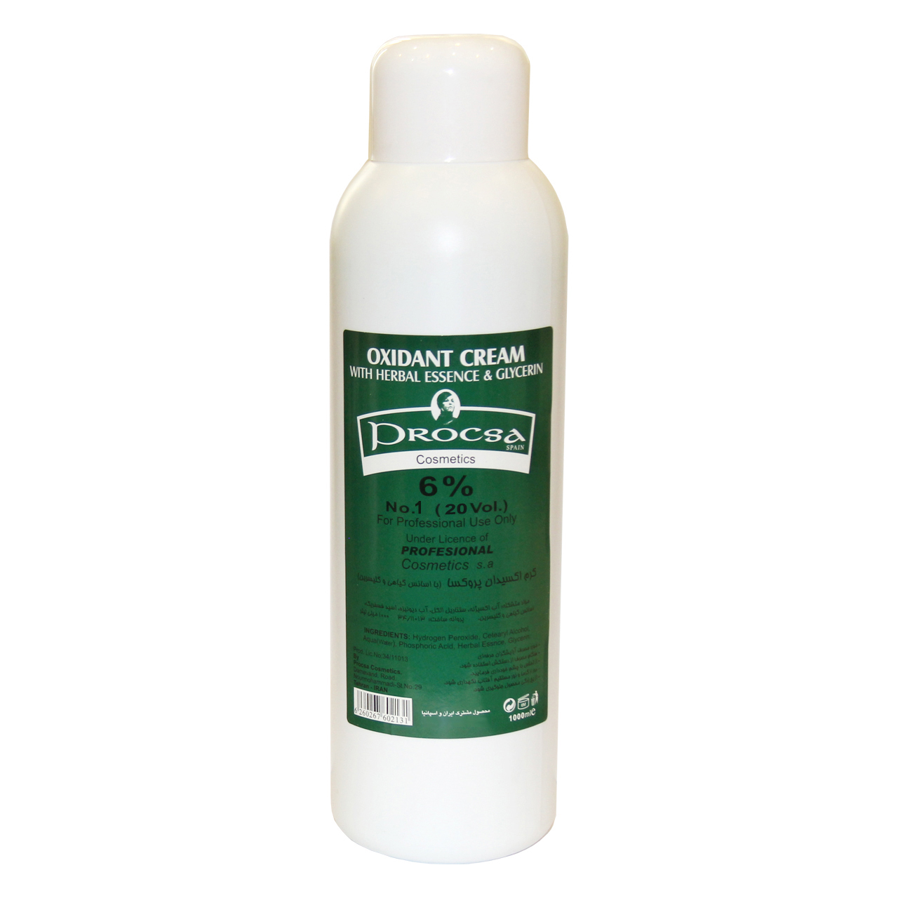 اکسیدان پروکسا مدل herbal essence شش درصدی حجم ۱۰۰۰ میلی لیتر