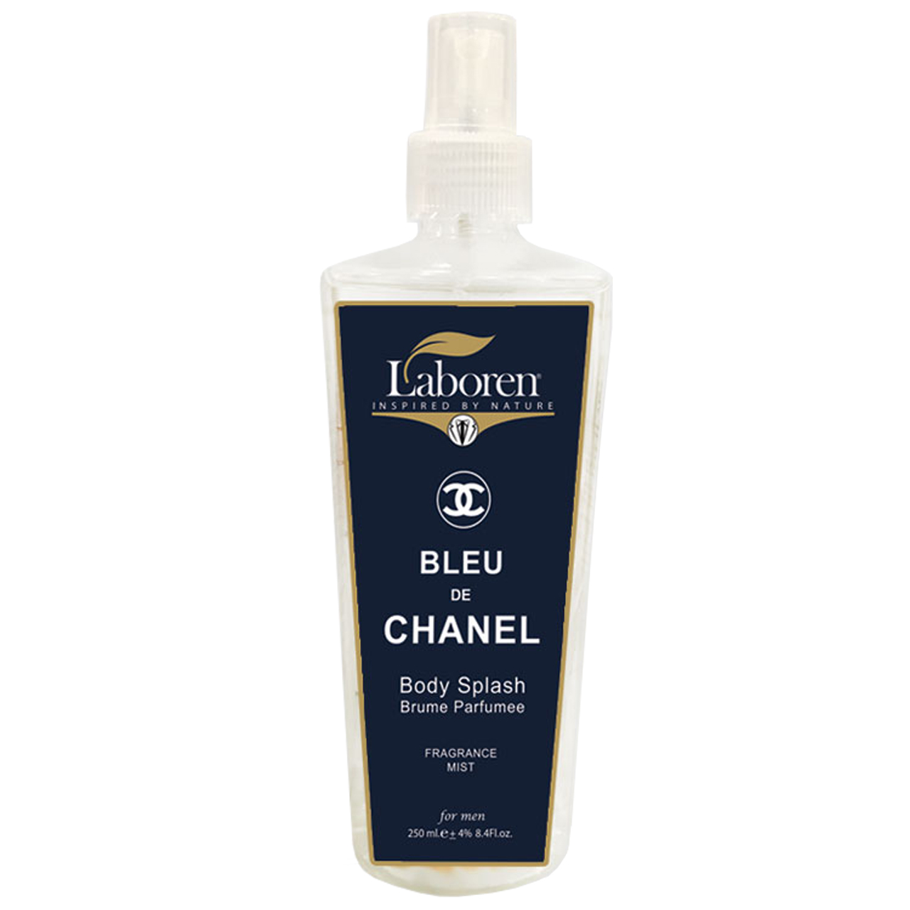 بادی اسپلش بلو شنل لابورن مدل blue chanel حجم 250 میلی لیتر