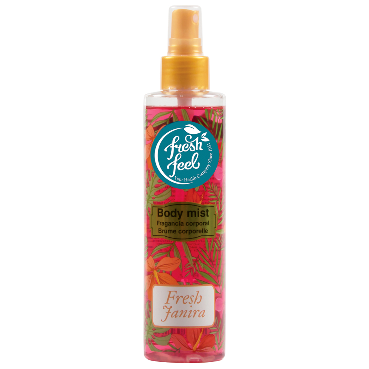 بادی اسپلش زنانه فرش فیل مدل fresh janira حجم 200 میلی لیتر