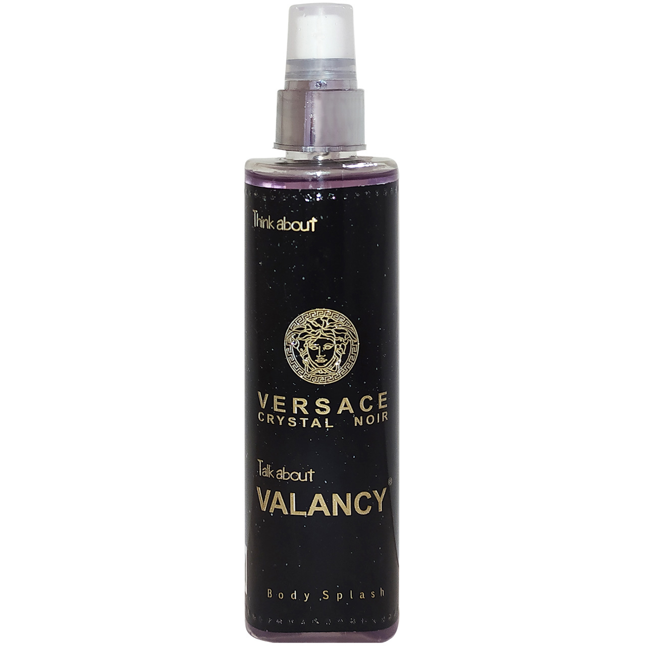 بادی اسپلش زنانه والانسی مدل versace crystal noir حجم 200 میلی لیتر