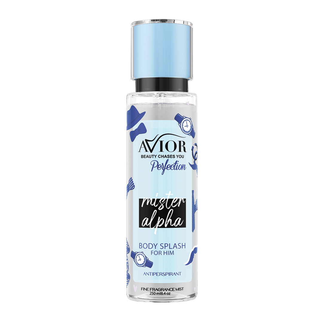 بادی اسپلش مردانه اویور مدل mister alpha حجم 250 میلی لیتر