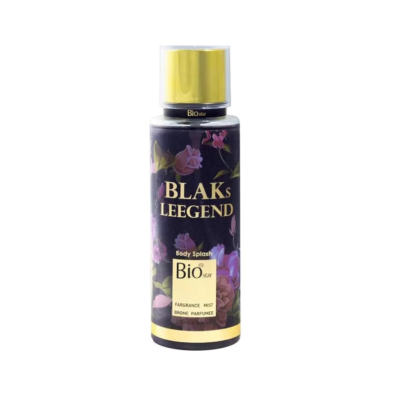 بادی اسپلش مردانه بیو استار مدل blacks legend حجم 250 میلی لیتر