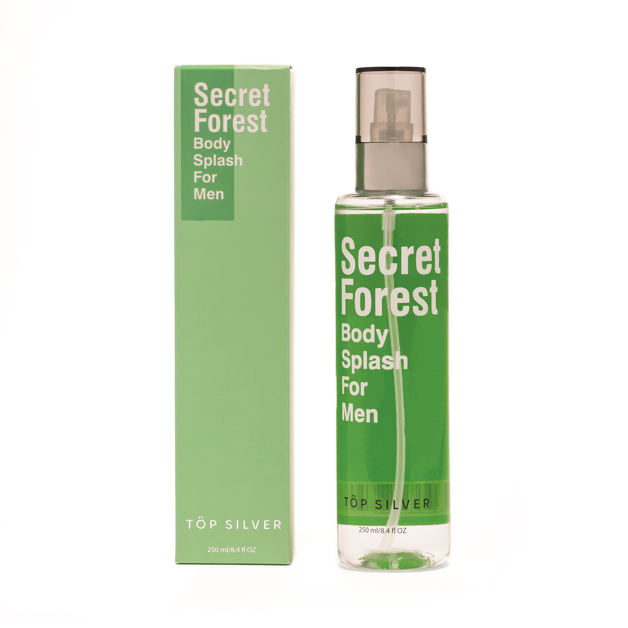 بادی اسپلش مردانه تاپ سیلور مدل secret forest حجم 250 میلی لیتر