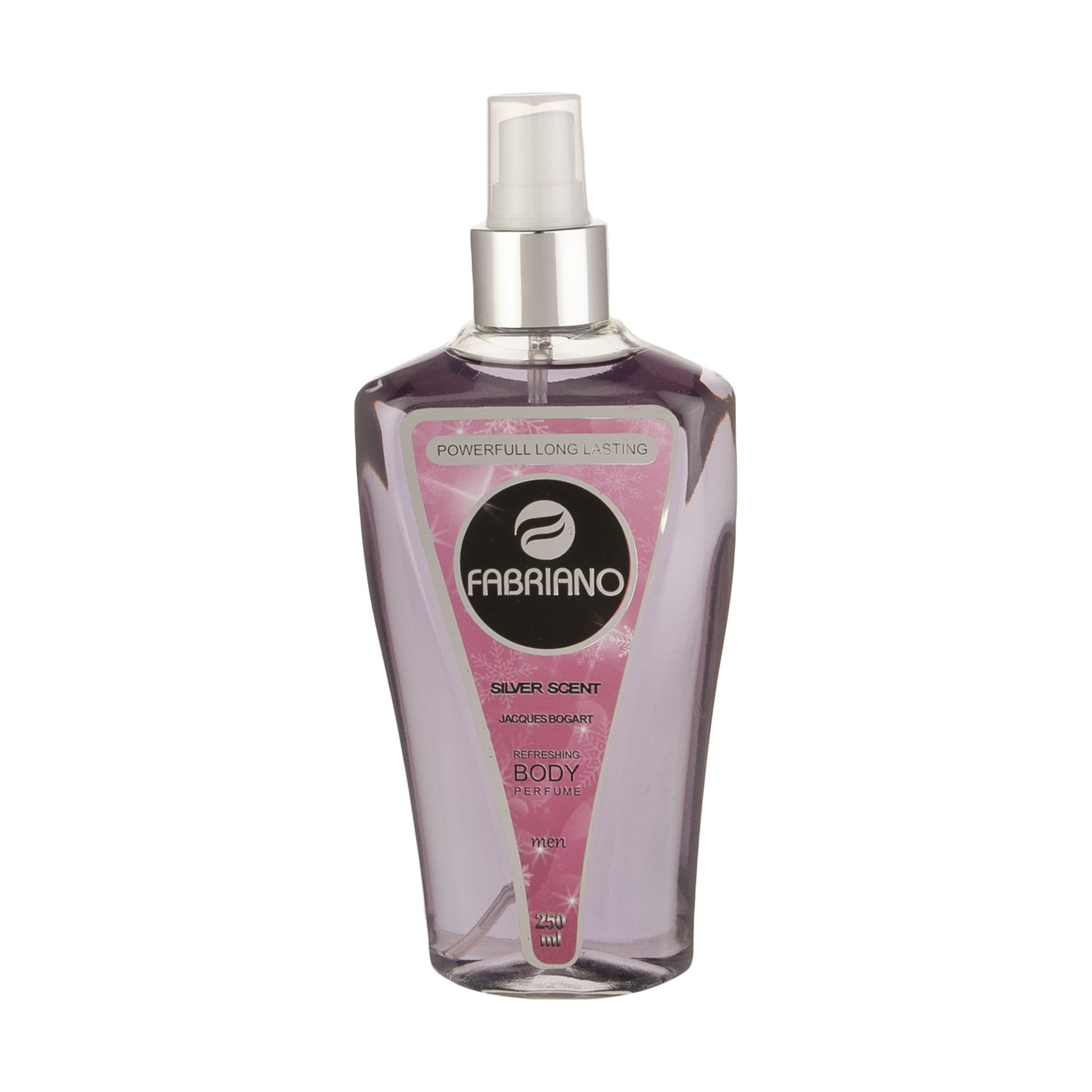 بادی اسپلش مردانه فابریانو مدل silver scent حجم 250 میلی لیتر