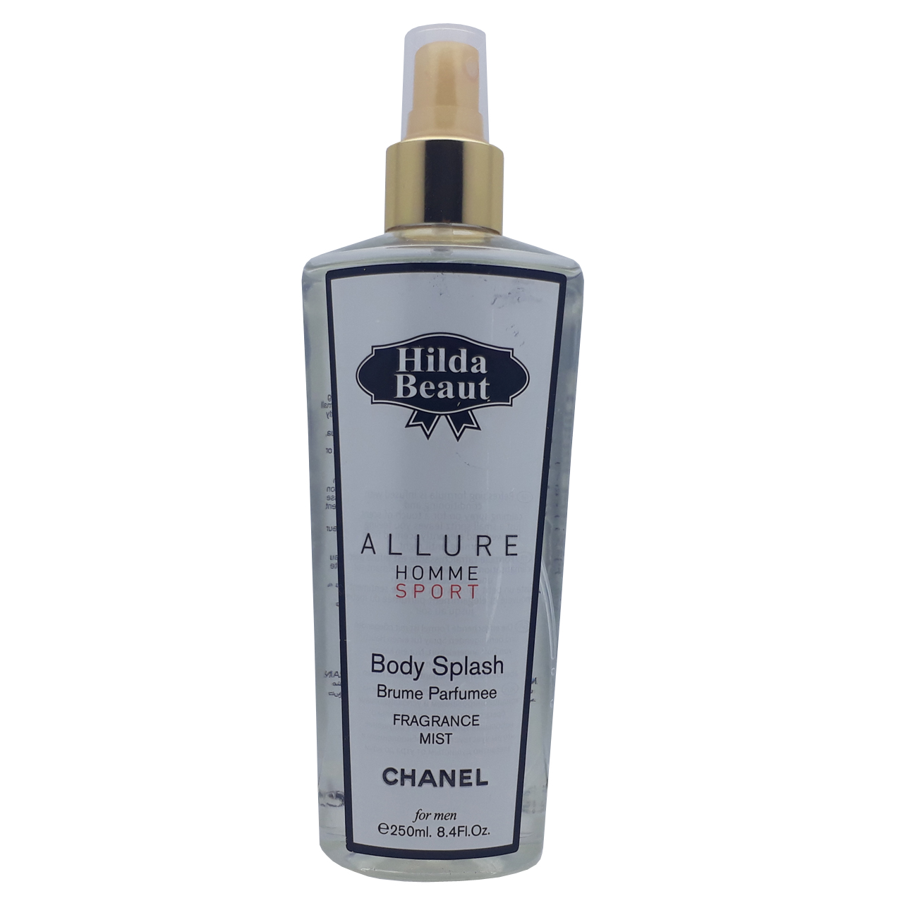 بادی اسپلش مردانه هیلدابیوت مدل allure homme sport حجم 250 میلی لیتر