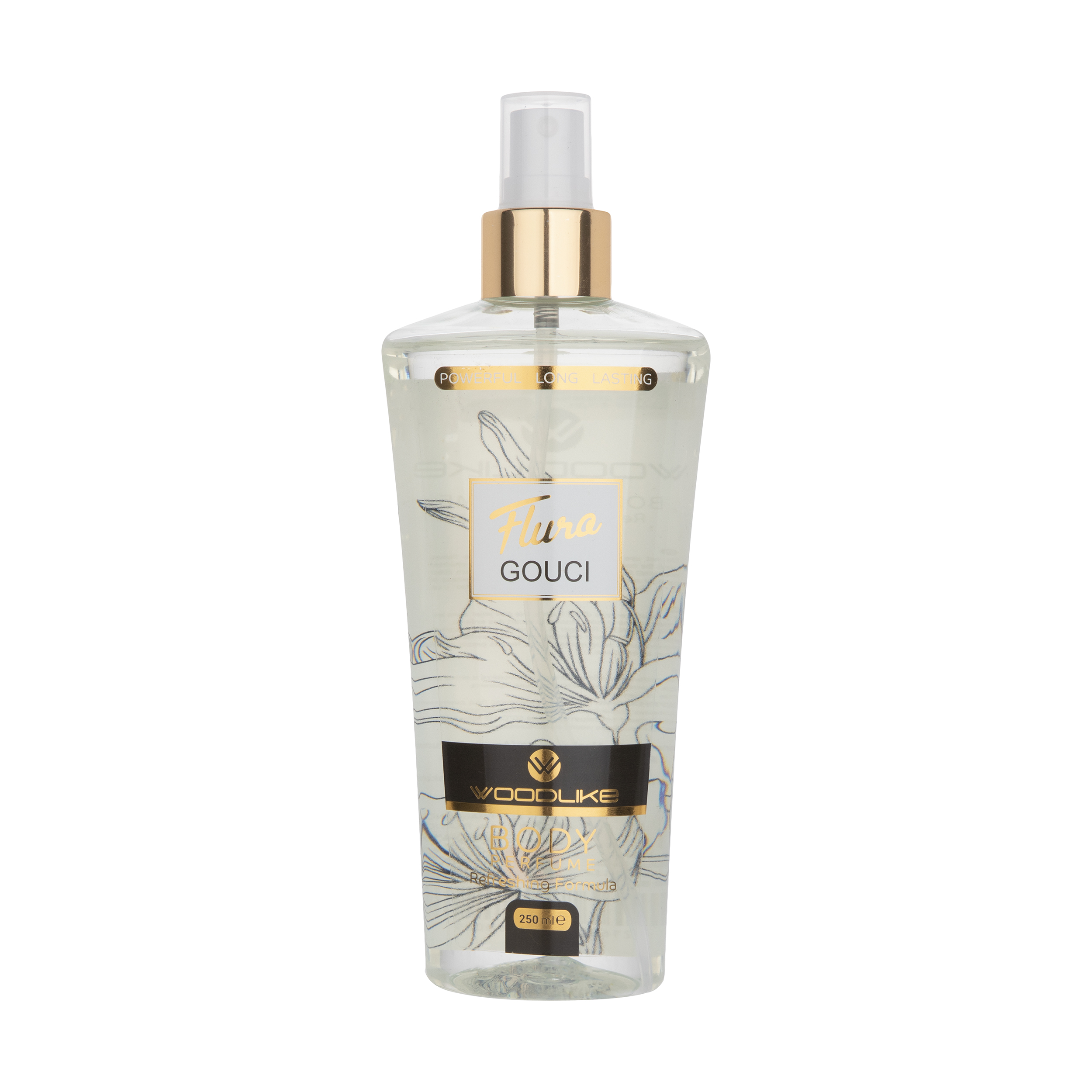 بادی اسپلش مردانه وودلایک مدل flueq goucl حجم 250 میلی لیتر