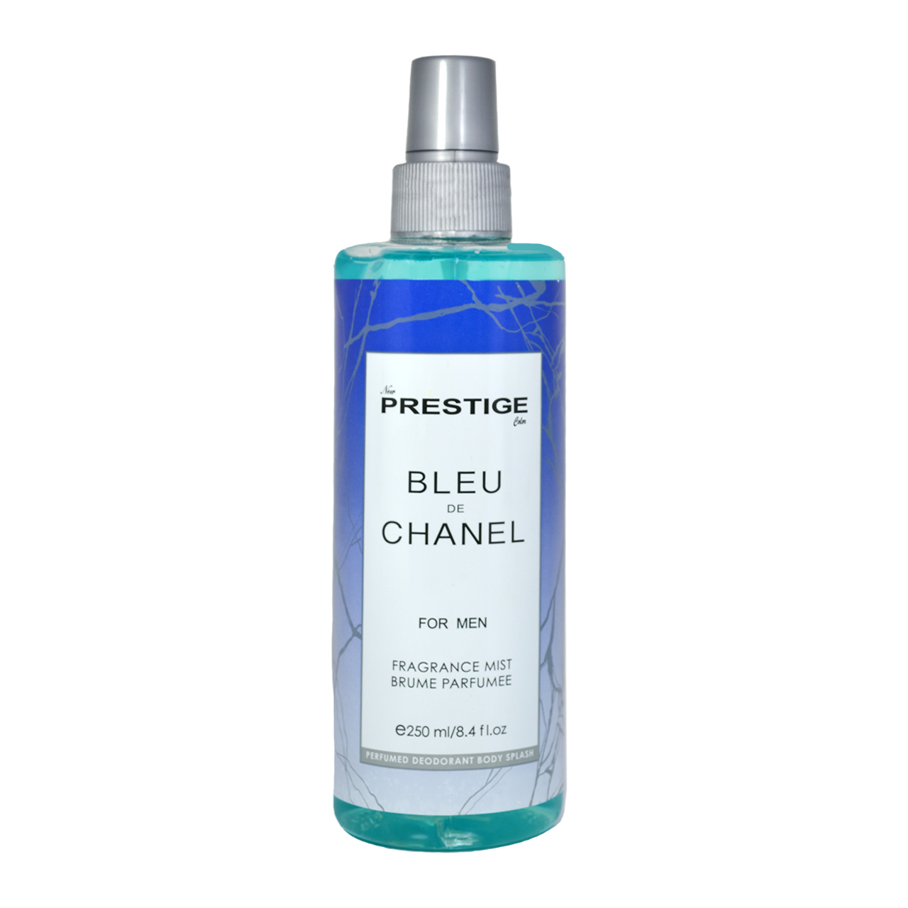 بادی اسپلش مردانه پرستیژ مدل blue de chanel حجم 250 میلی لیتر