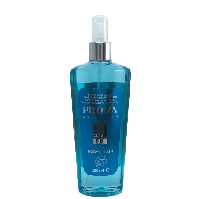 بادی اسپلش مردانه پرووا مدل dunwill blue حجم 250 میلی لیتر