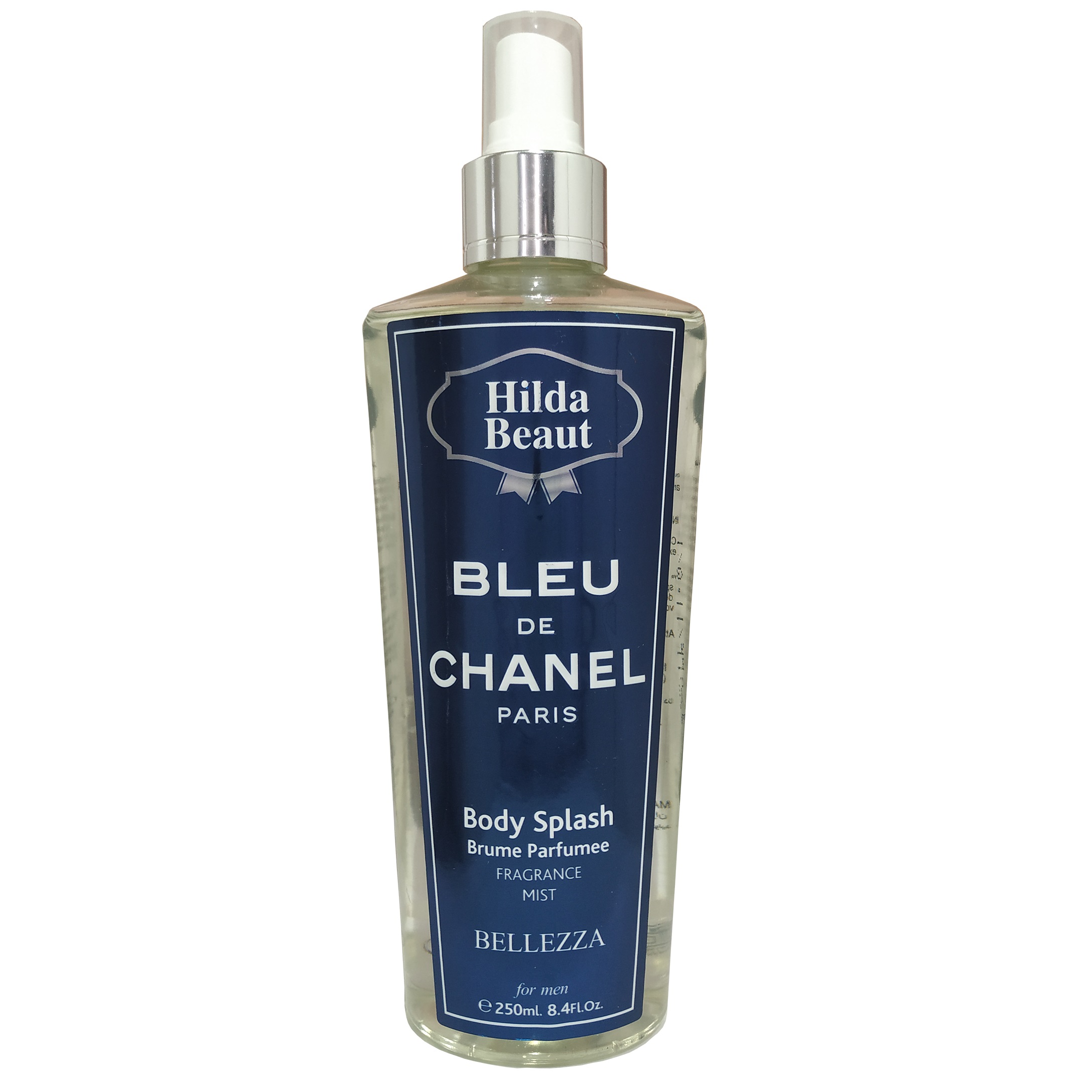 بادی اسپلش هیلدا بیوت مدل blue chanel حجم 250 میلی لیتر