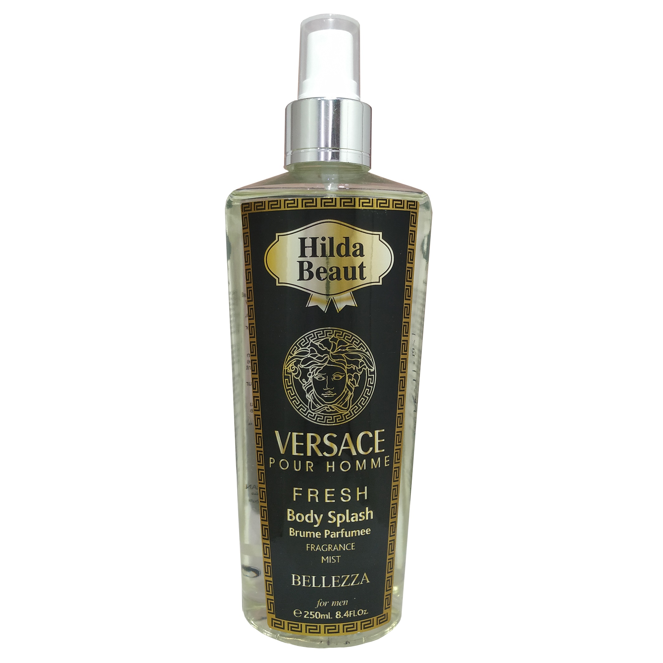 بادی اسپلش هیلدا بیوت مدل versace pour homme حجم 250 میلی لیتر