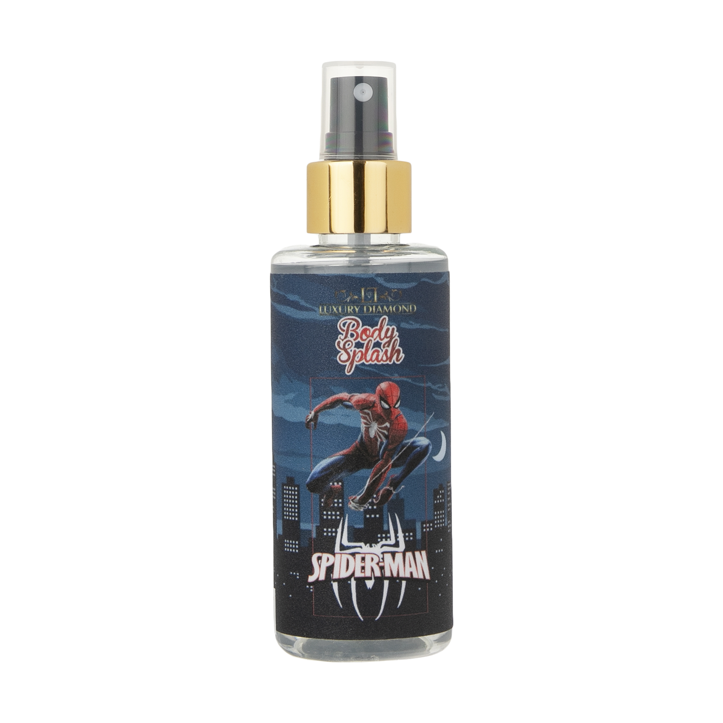 بادی اسپلش کودک لاکچری دیاموند مدل spider man حجم 150 میلی لیتر