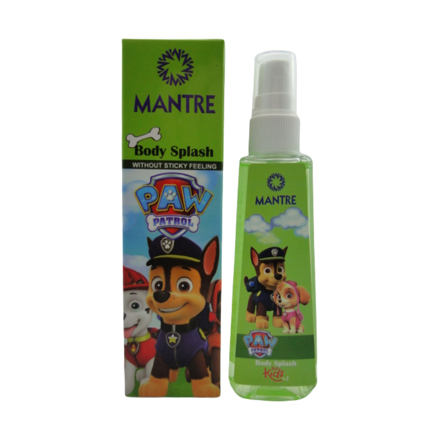 بادی اسپلش کودک مانتره مدل paw patrol حجم 80 میلی لیتر
