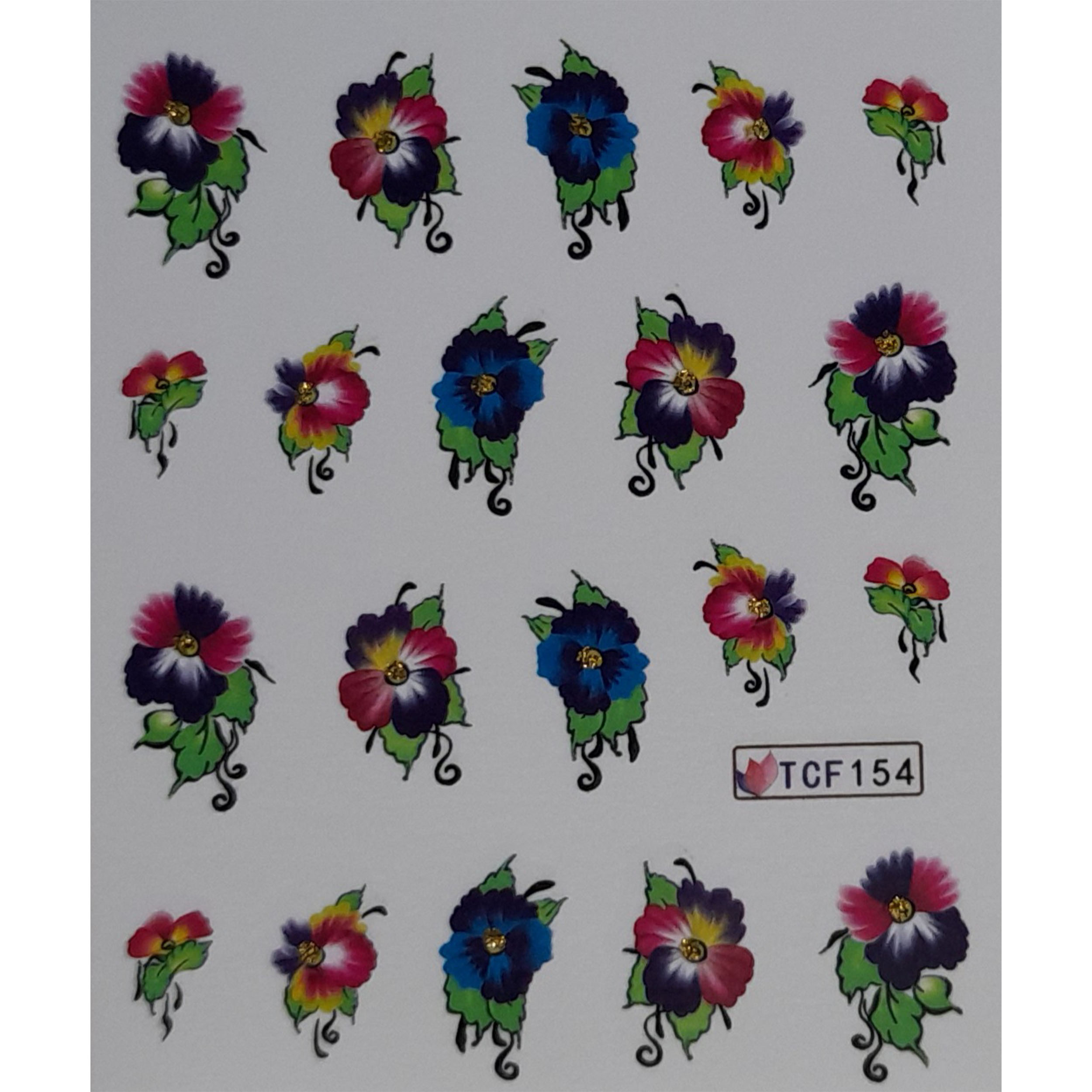 برچسب لنز ناخن کد l297