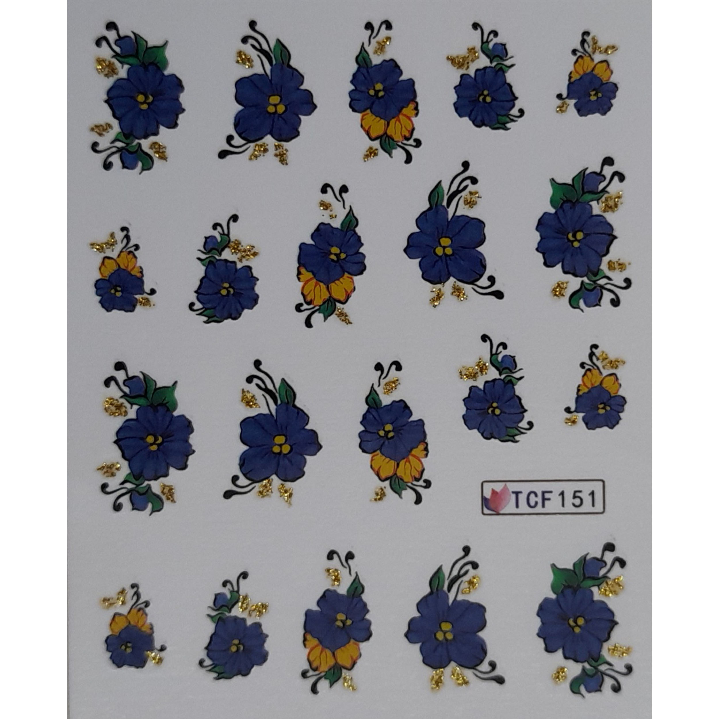 برچسب لنز ناخن کد l302