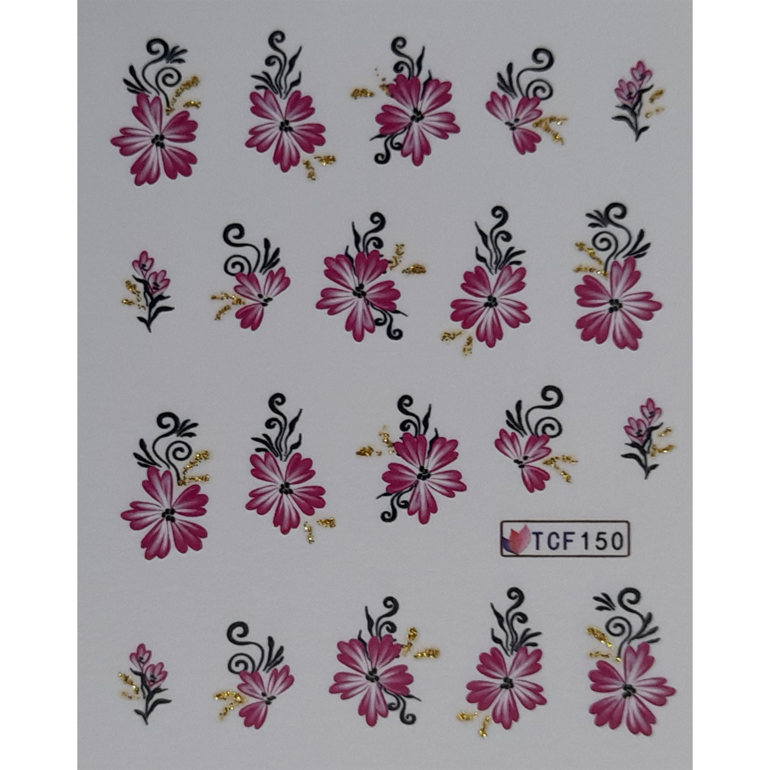 برچسب لنز ناخن کد l305