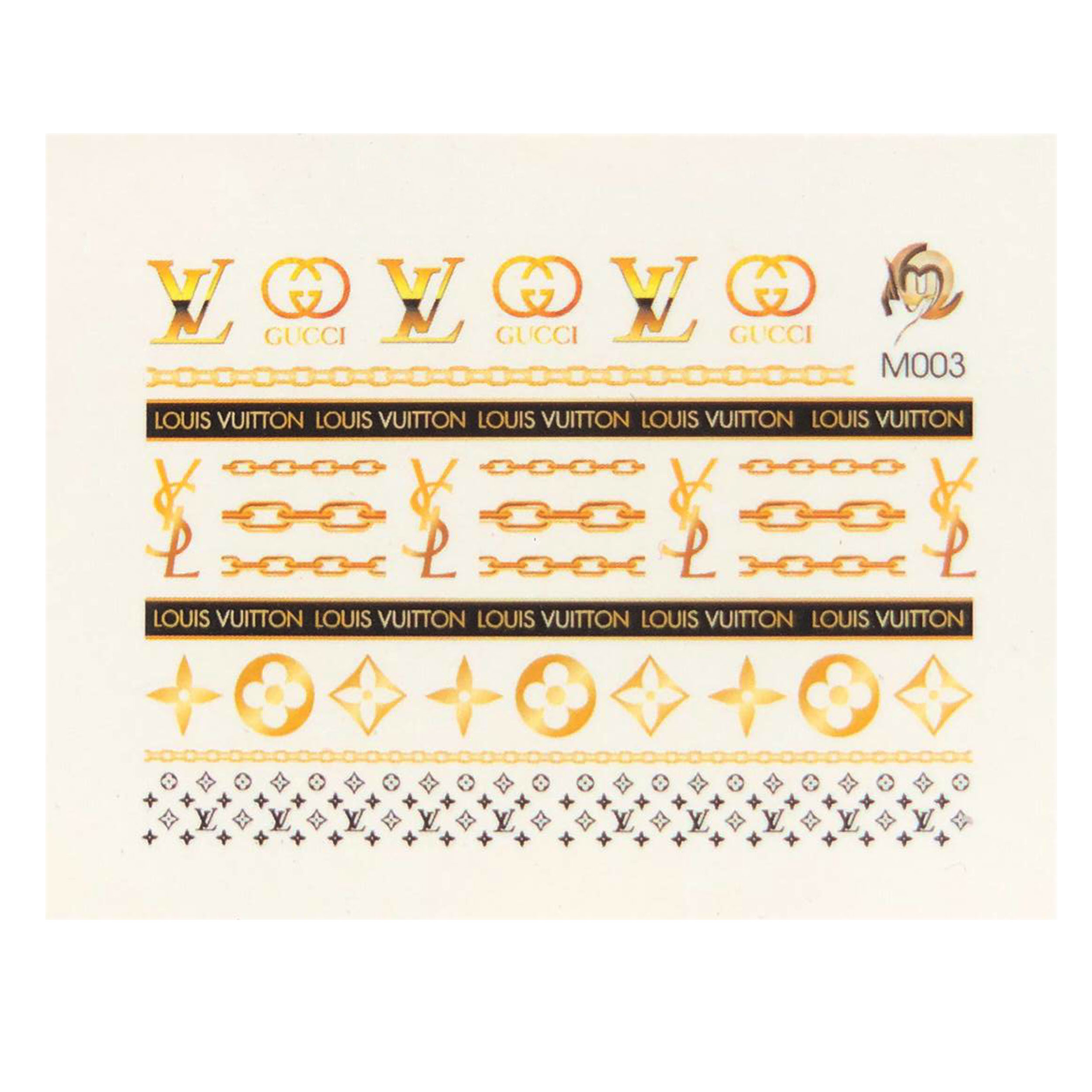 برچسب لنز ناخن کد m 003
